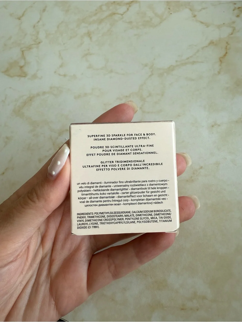 NWB Fenty Beauty How Many Carats? Diamond Bomb All Over Diamond Veil MINI 2.8g